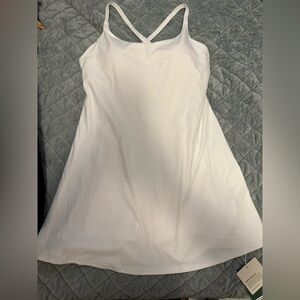 HALARA White Mini Dress